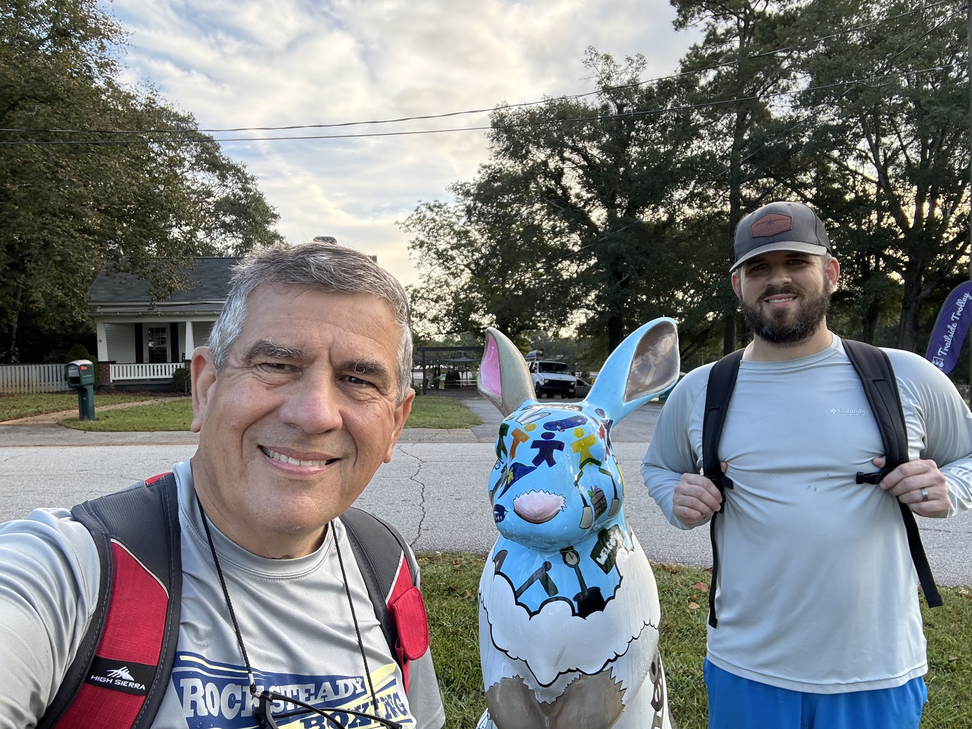 Great hiking today on the Swamp Rabbit Trail